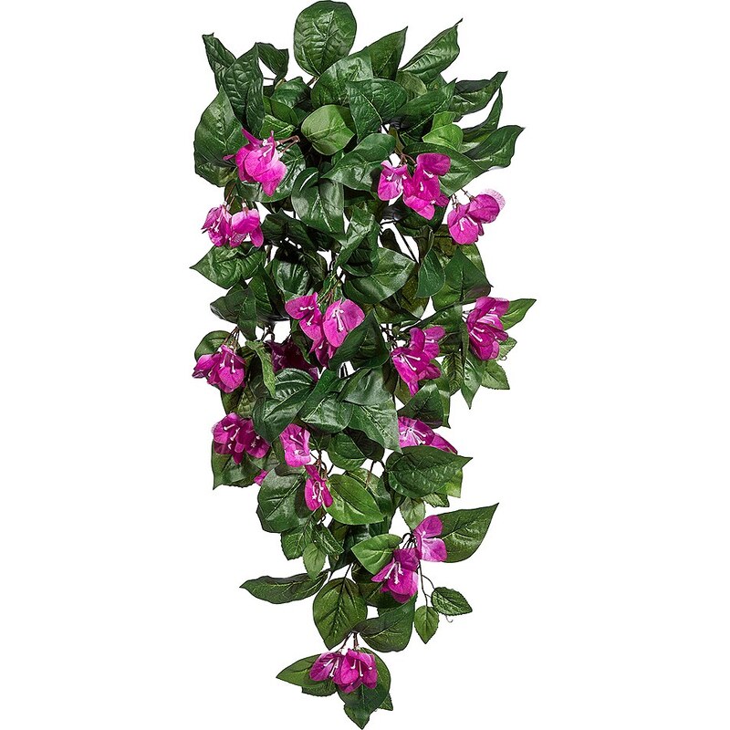 Kunstpflanze »Bougainvilleahänger« lila (H: 90 cm)