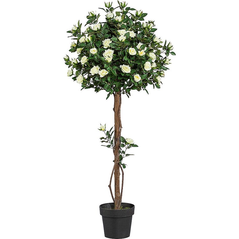 Kunstpflanze »Rosenkugelbaum« inkl. Pflanzgefäß (H: 90 cm)