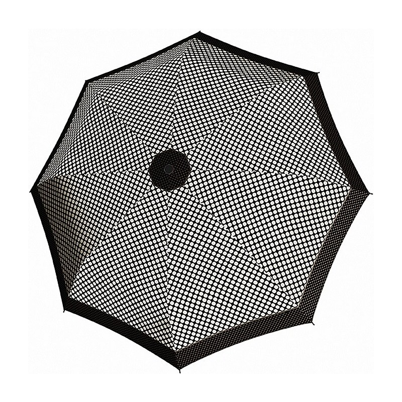 Doppler Regenschirm, Taschenschirm mit Pepitamuster »Magic Carbonsteel Sparkling«