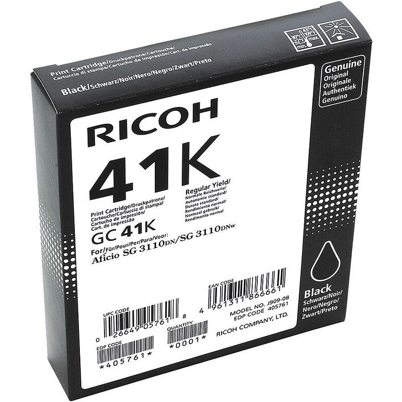 Ricoh Gel-Patrone »405761 HC« GC41K