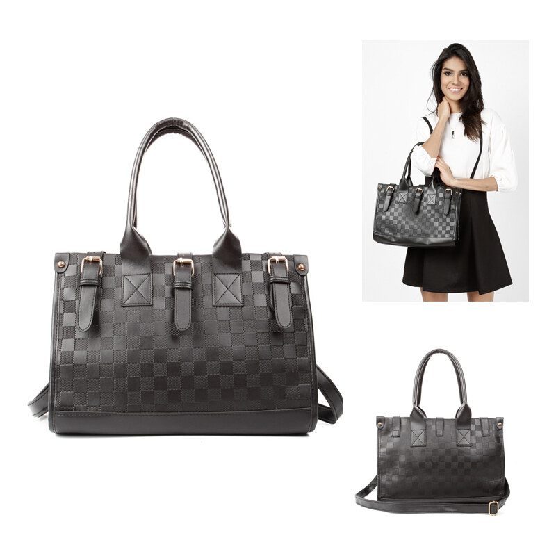 Lesara Handtasche im Buckle-Bag-Design
