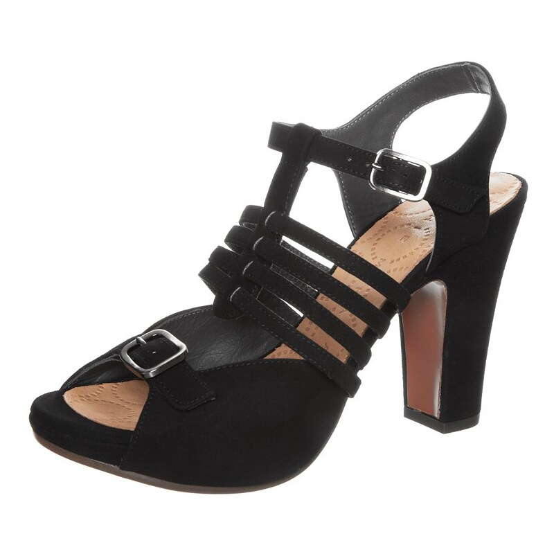 Chie Mihara ANGELINA Plateausandalette ante negro