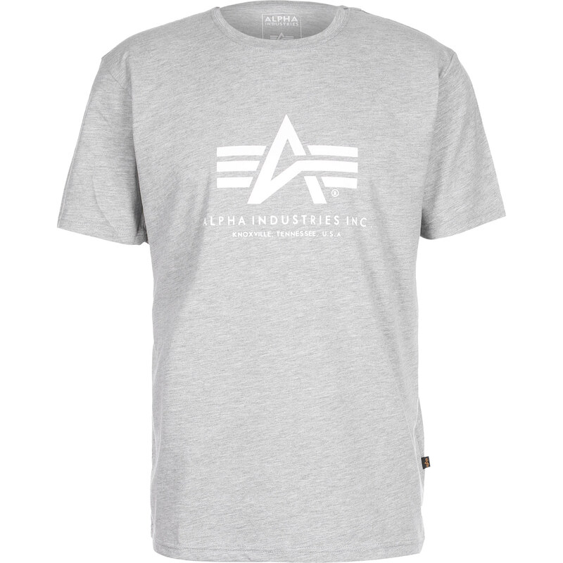 Alpha Industries Basic T-Shirt grey heather/white
