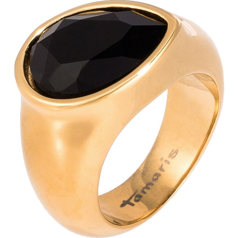 Tamaris Jewelry Ring schwarz/goldfarben