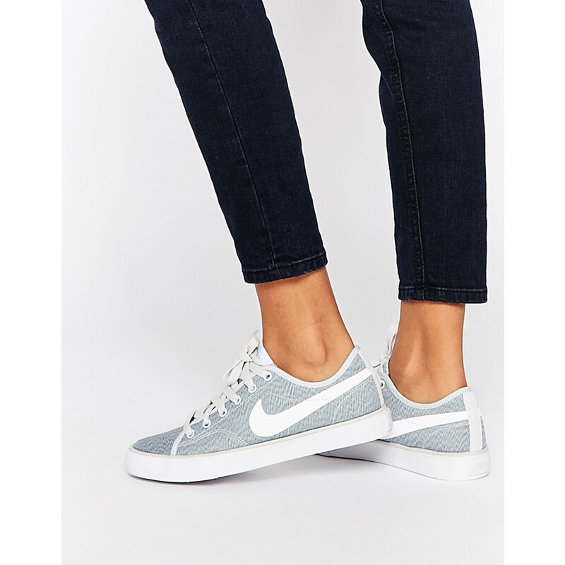 Nike - Primo Court - Texturierte, graue Sneakers - Kühles Grau