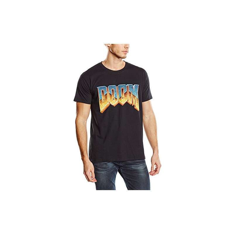 Unbekannt Herren T-Shirt Doom - Logo