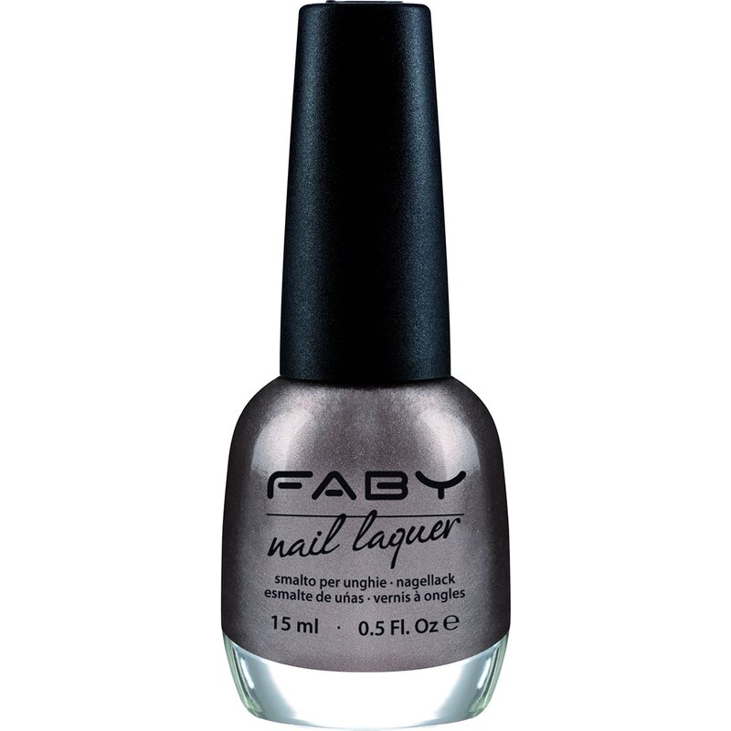 Faby THE WORLD IS YOUR OYSTER! Nagellack silberfarben