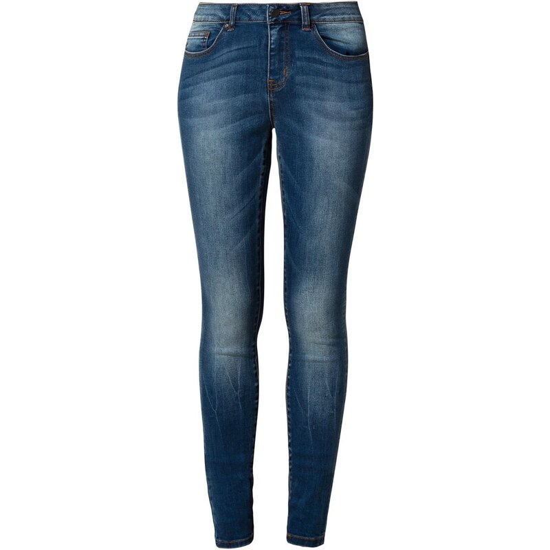 Pieces FUNKY SANNI Jeans Slim Fit medium blue denim