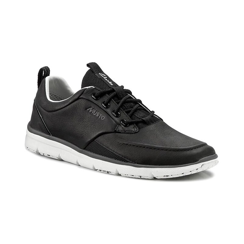 Sneakers CLARKS - Orson Crew 261157717 Black Leather