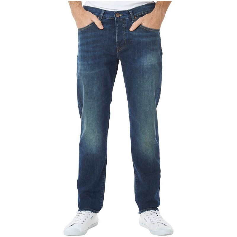 Ben Sherman Herren The Turnmill Slim Leg 6 Month Vintage Jeans in Slim Passform Blau