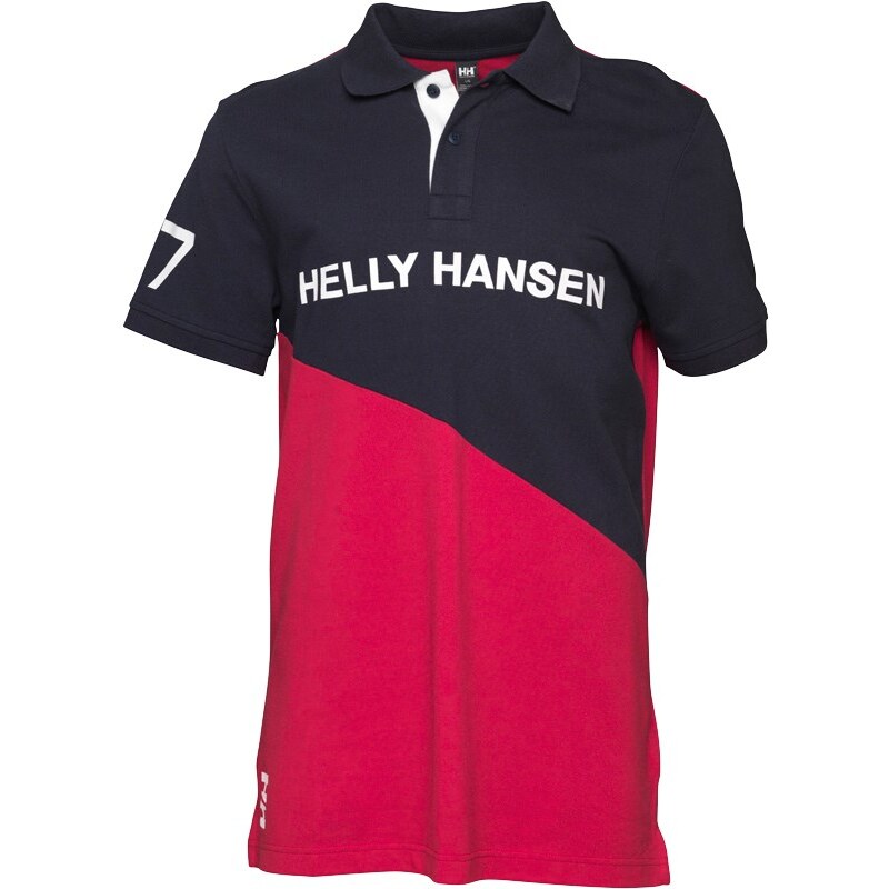 Helly Hansen Herren Cut And Sew Polohemd Rot