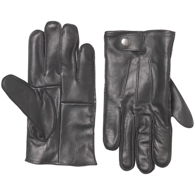 French Connection Herren Leather Handschuhe Schwarz