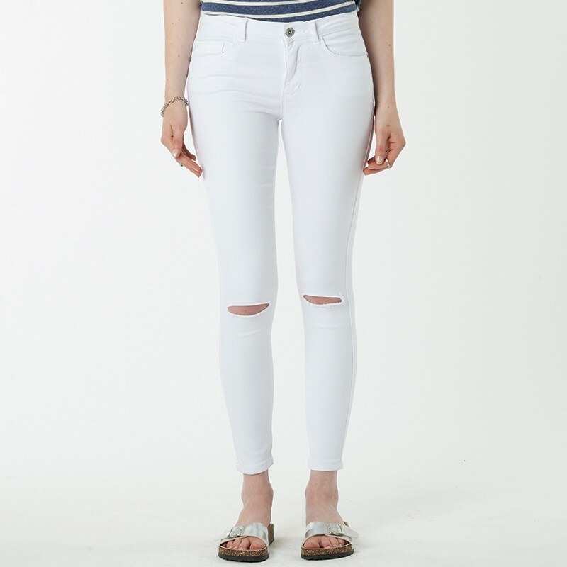 Only Damen Royal Skinny Jeans Weiß