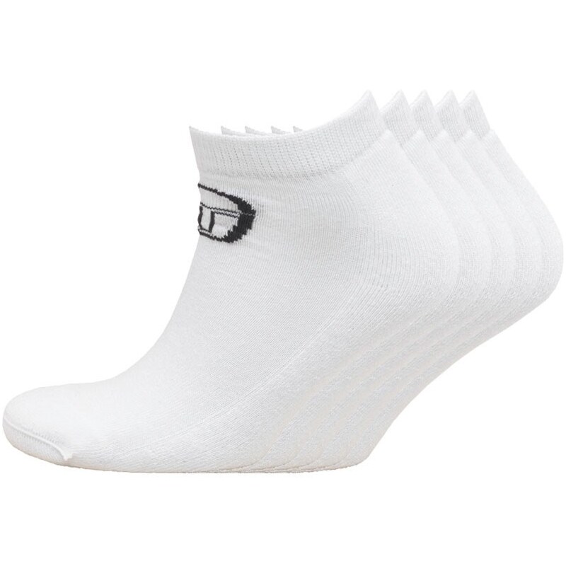 Sergio Tacchini Herren 5er Pack Sneaker Socken Weiß