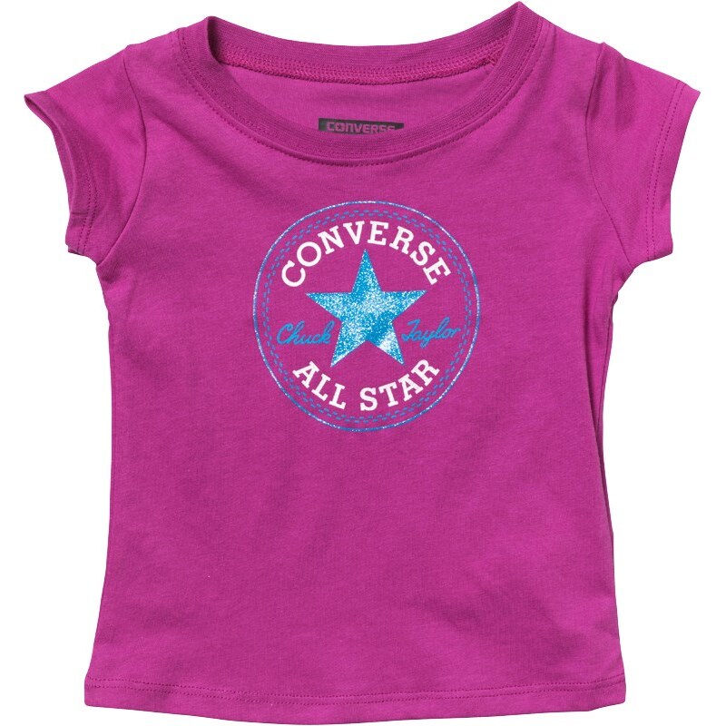 Converse Kleinkind Mädchen Chuck Patch Sapphire T-Shirt Lila