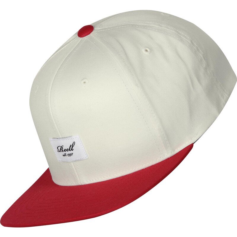 Reell Pitchout 6-Panel Snapback off white red