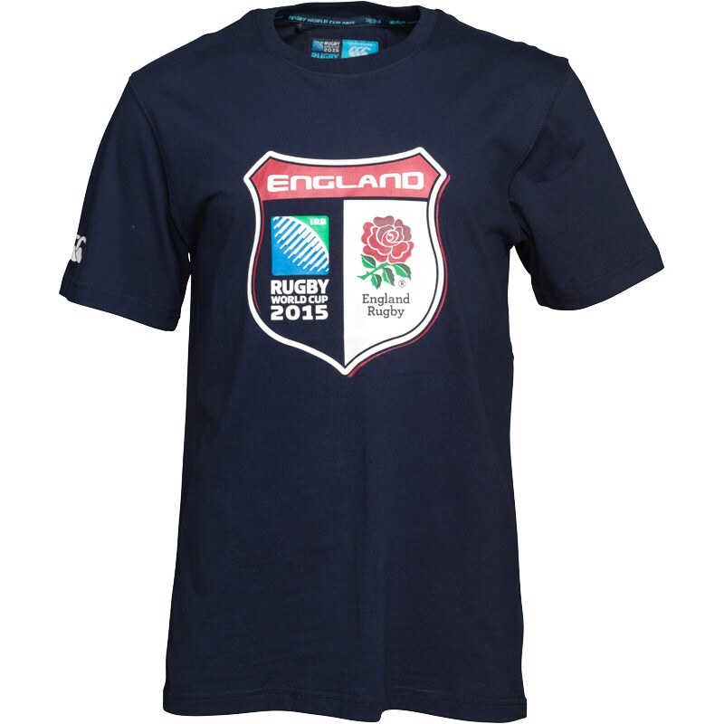 Canterbury Herren ER England Shield T-Shirt Blau