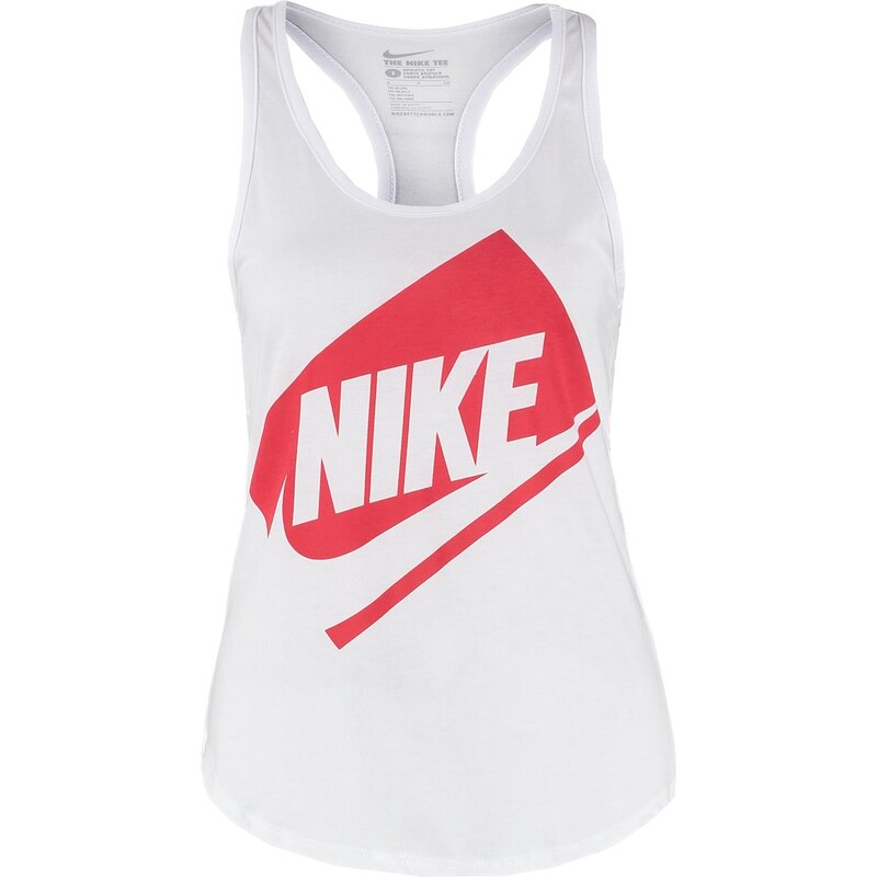 Nike Sportswear FUTURA Top white/university red