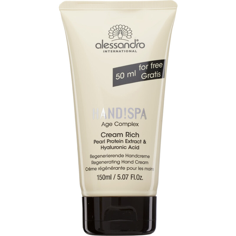 Alessandro Age Complex Cream Rich Handcreme Hand!Spa 150 ml