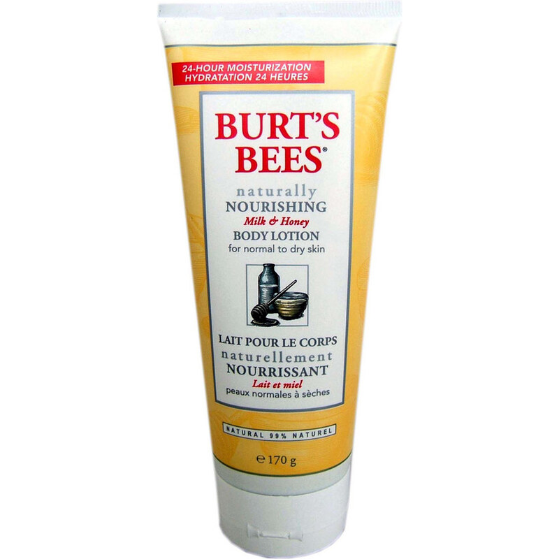 Burt's Bees Naturally Nouirishing Body Lotion with Milk & Honey Körperlotion Körperpflege 175 ml