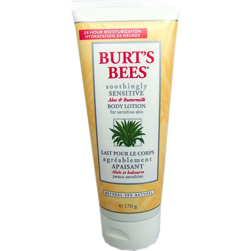Burt's Bees Soothingly Sensitive Body Lotion with Aloe & Buttermilk Körperlotion Körperpflege 175 ml