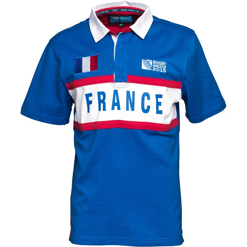 Rugby World Cup Herren France Rugby Hemd Blau