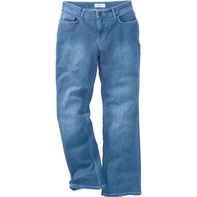 Sheego Denim Bootcut Stretch Jeans Mila mit fünf Taschen