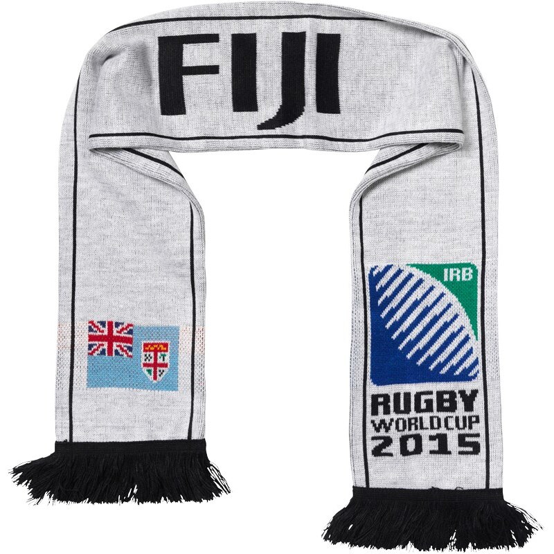 Rugby World Cup Fiji Scarf White