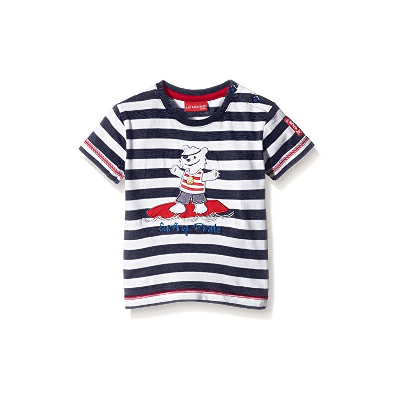 SALT AND PEPPER Baby - Jungen T-Shirt B T-shirt Ahoi Stripe
