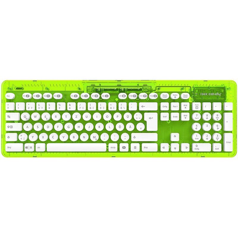 PDP PC - Zubehör »PC Wireless Tastatur Rock Candy - Grün«