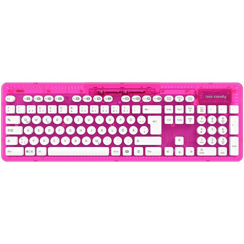 PDP PC - Zubehör »PC Wireless Tastatur Rock Candy - Pink«