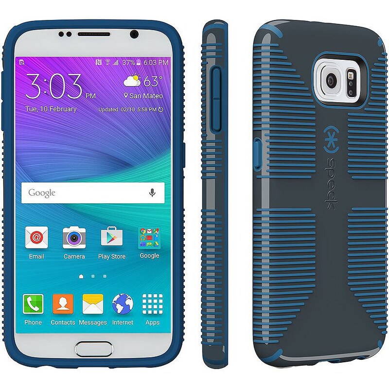 Speck HardCase »CandyShell Grip Samsung Galaxy S6 Charcoal Grey/Ha«