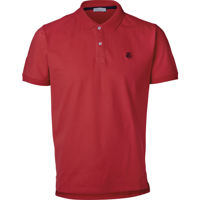 Selected SHDAro Embroidery Polo true red