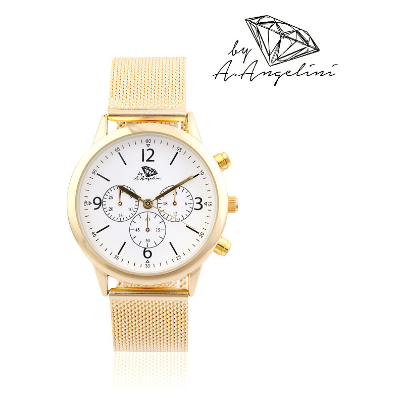 A.Angelini Armbanduhr im Chronographen-Design - Gold