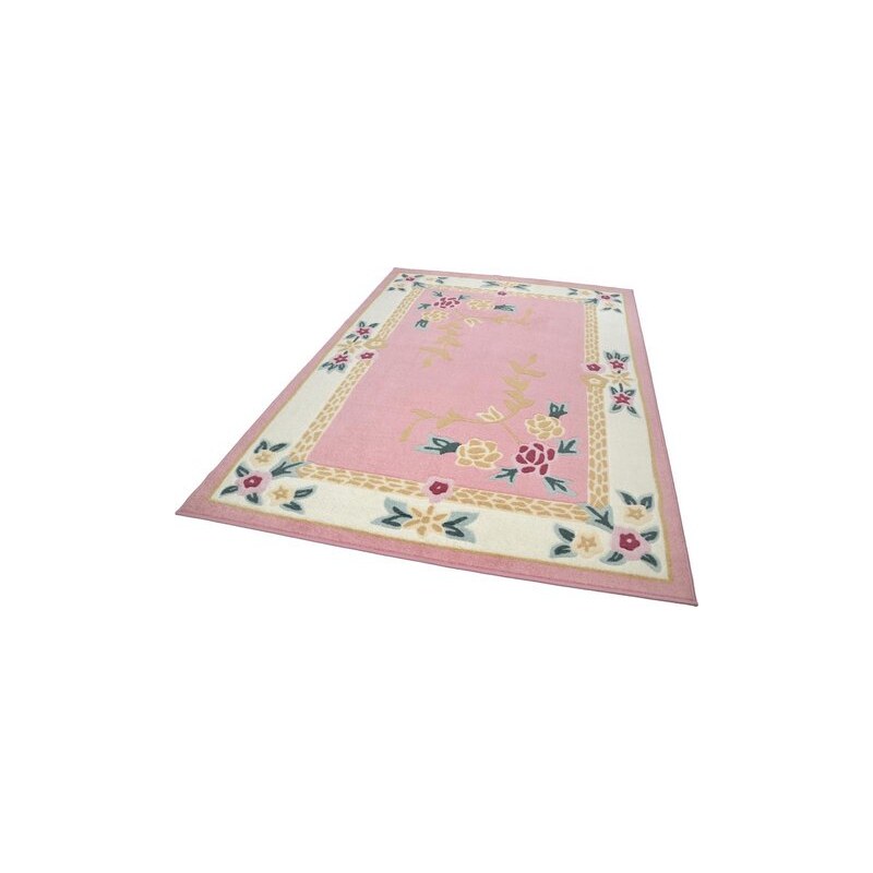 THEKO Teppich Versailles rosa 1 (B/L: 50x80 cm),2 (B/L: 67x135 cm),3 (B/L: 120x180 cm),4 (B/L: 160x230 cm),6 (B/L: 195x295 cm)