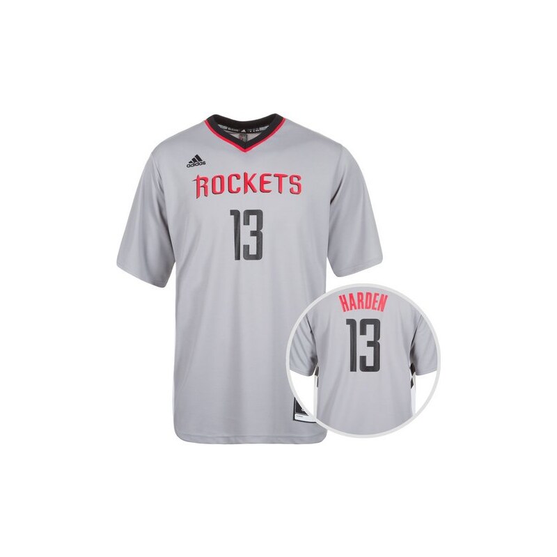 Houston Rockets Harden T-Shirt Herren adidas Performance grau L - 54,M - 50,XL - 58