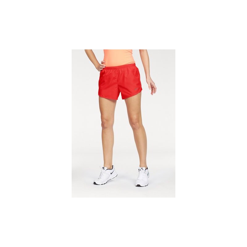 Nike MODERN EMBOSSED TEMPO SHORT Laufshorts rot L (40),M (38),S (36),XL (42)
