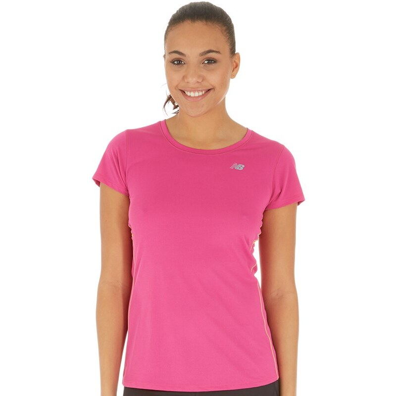 New Balance Damen Accelerate Running Azalea T-Shirt Rosa