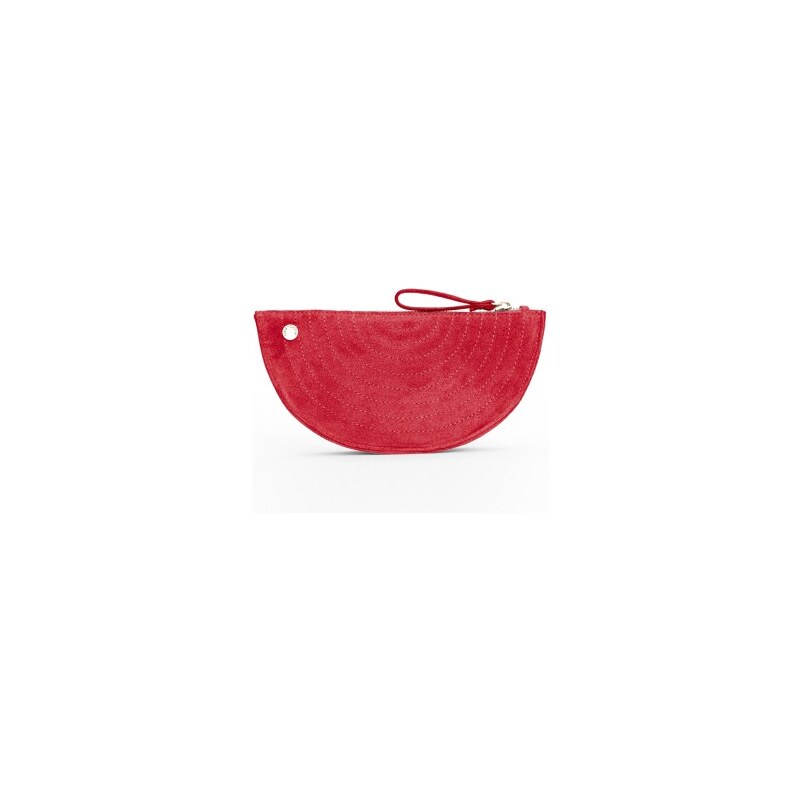 Gretchen Melo Quilted Purse - Royal Red Nubuk