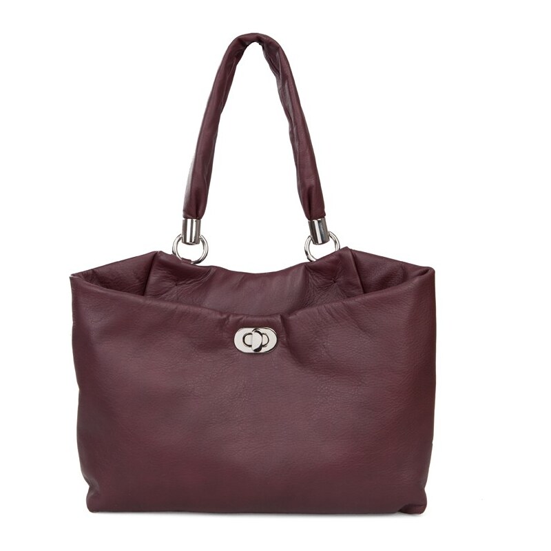 Gretchen Ivy Tote - Beetroot Red