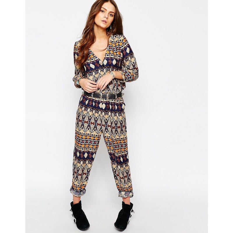 Only - Overall mit Boho-Print - Mehrfarbig