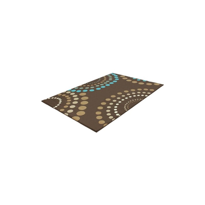 TREND TEPPICHE Teppich Trend Teppiche CIRCLES-500420 braun 4 (B/L: 160x225 cm)