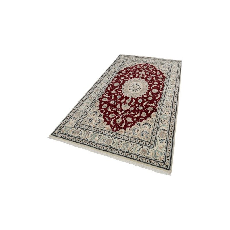 Orient-Teppich Parwis Nain Khorasan2 180 000 Knoten/m² handgeknüpft Unikat PARWIS rot 7 (B/L: 250x350 cm)