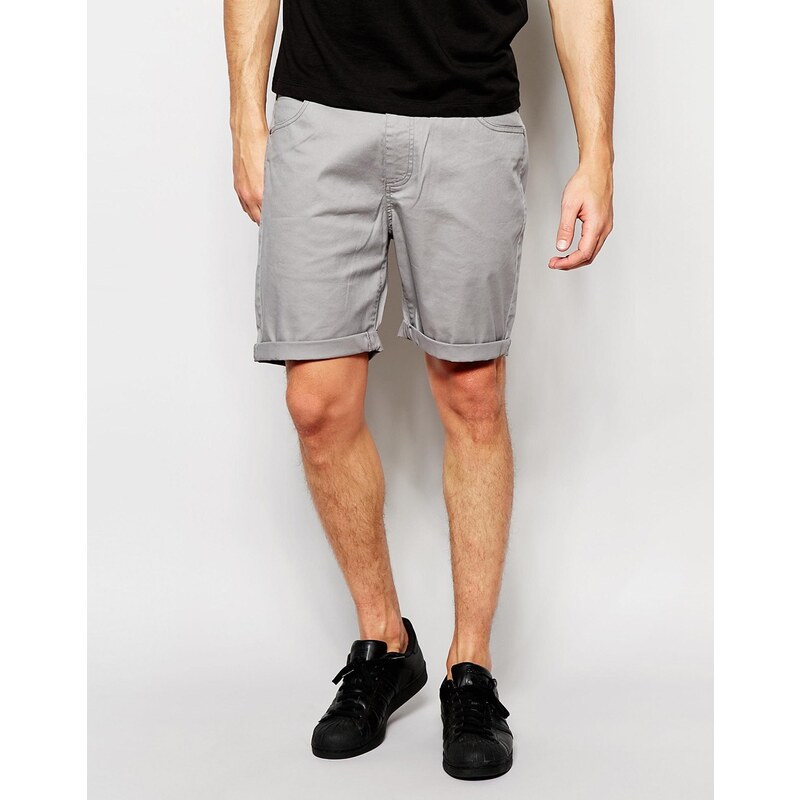 ASOS - Elegante Shorts in warmem Grau - Grau