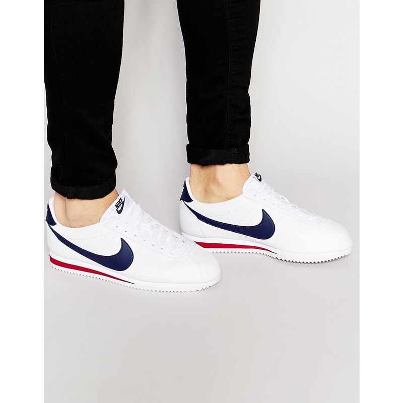 Nike - Cortez 749571-146 - Leder-Sneaker - Weiß