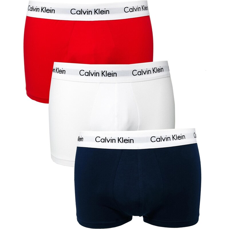 Calvin Klein - Tief sitzende Unterhosen im 3er-Set - Mehrfarbig
