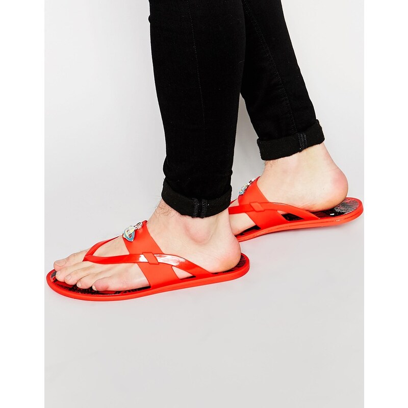 Vivienne Westwood - Sandalen mit Reichsapfel-Design - Rot