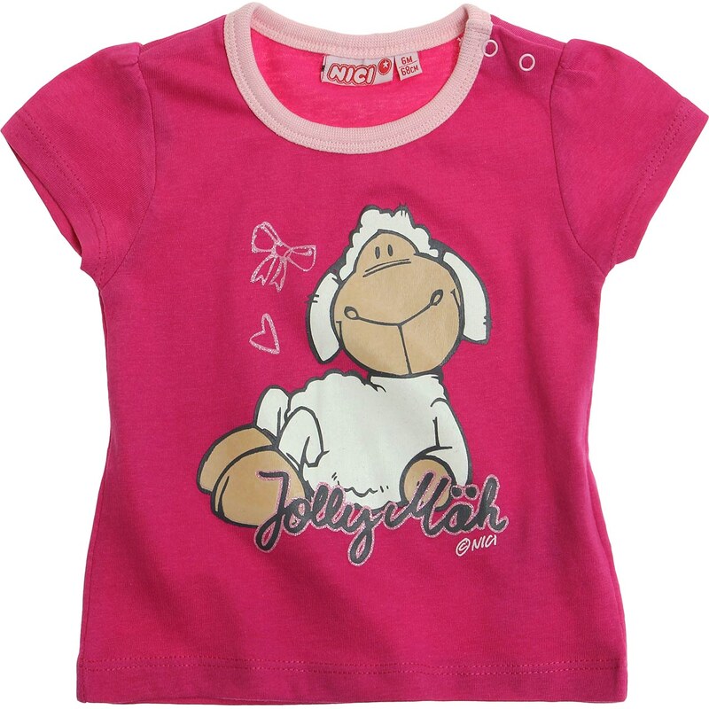 Nici T-Shirt pink in Größe 3M für Mädchen aus 100% Baumwolle