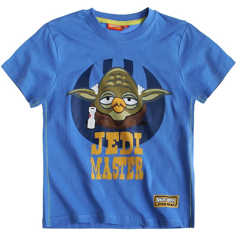 Angry Birds Star Wars T-Shirt blau in Größe 116 für Jungen aus 100% Baumwolle