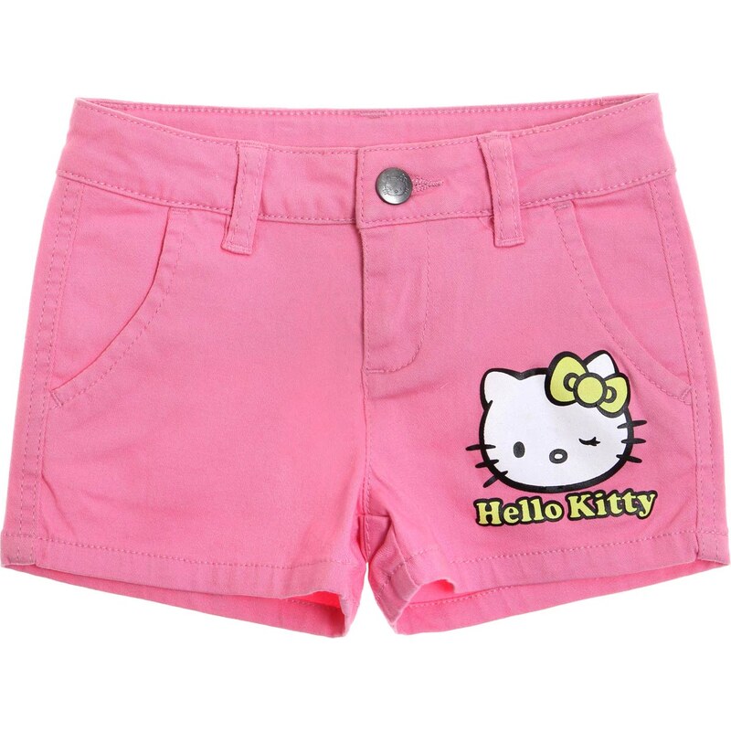 Hello Kitty Shorts pink in Größe 104 für Mädchen aus 98% Baumwolle 2% Elastan